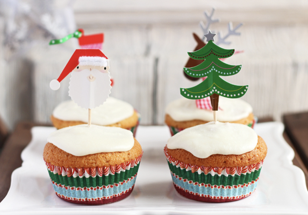 Manualidades Navidad Cupcakes